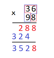 Как умножать числа столбиком